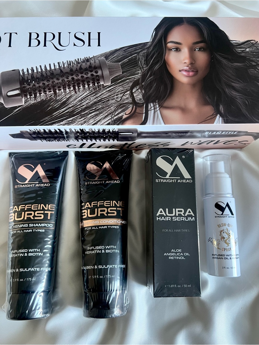 S.A complete hair system 🌟
5 piece hair bundle